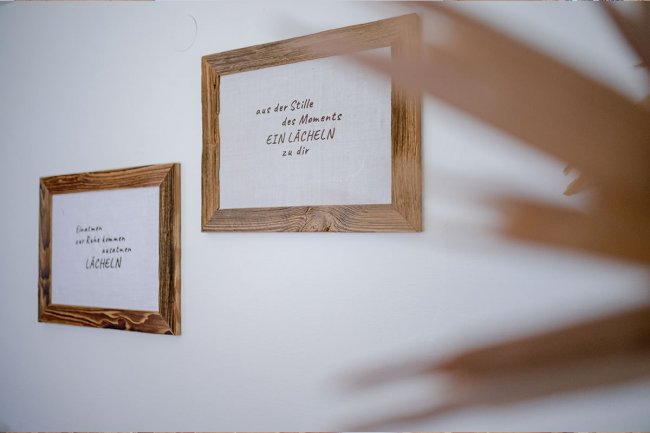 Einatmen - zur Ruhe kommen - ausatmen - lächeln