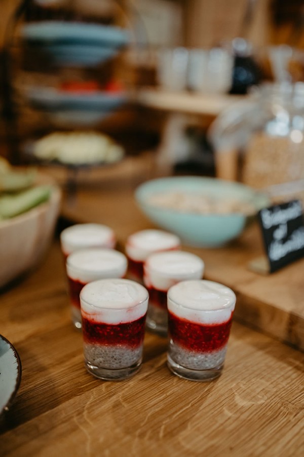 Bioprodukte am Frühstücksbuffet